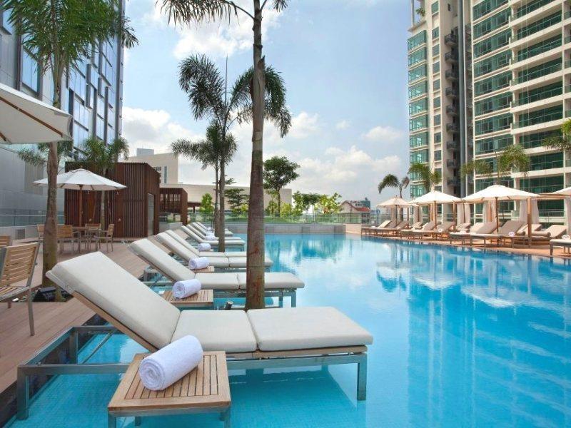Oasia Hotel Novena, Singapore By Far East Hospitality Exterior foto